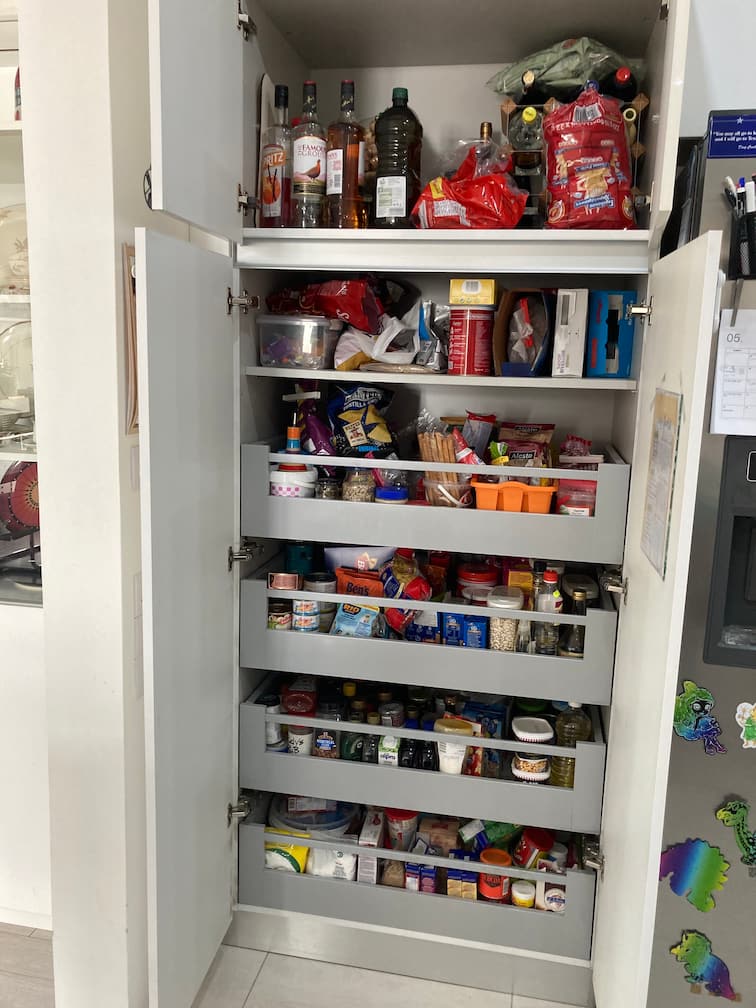 pantry after